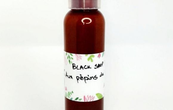 Black face soap aux pépins de papaye 100% naturel