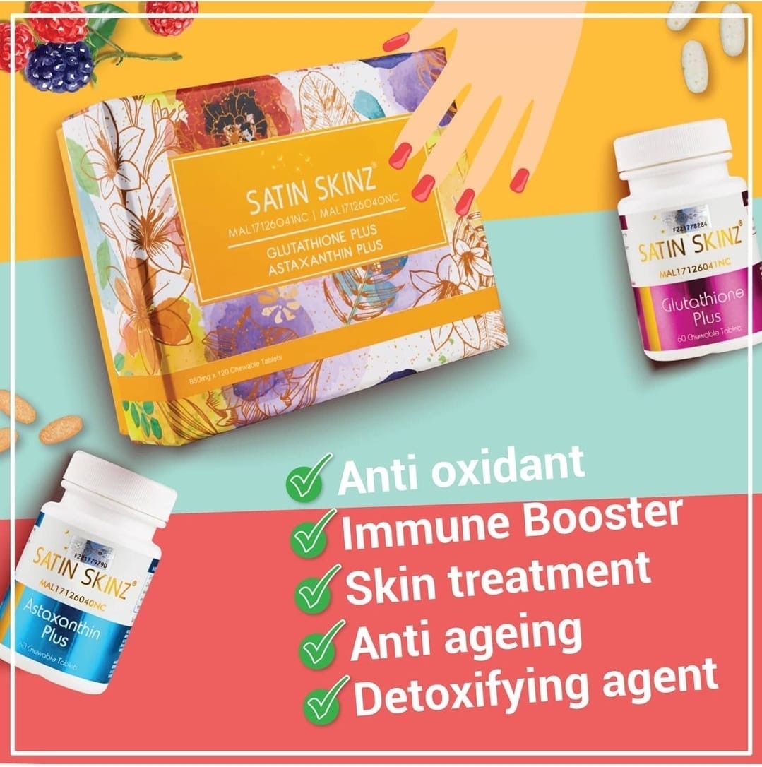 Satin Skinz Duo (glutathione+astaxanthin) Luxurious Queen