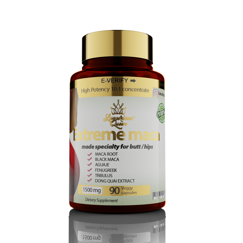 Extreme Maca 1500mg Luxurious Queen Cosmétiques et Soins pour la peau